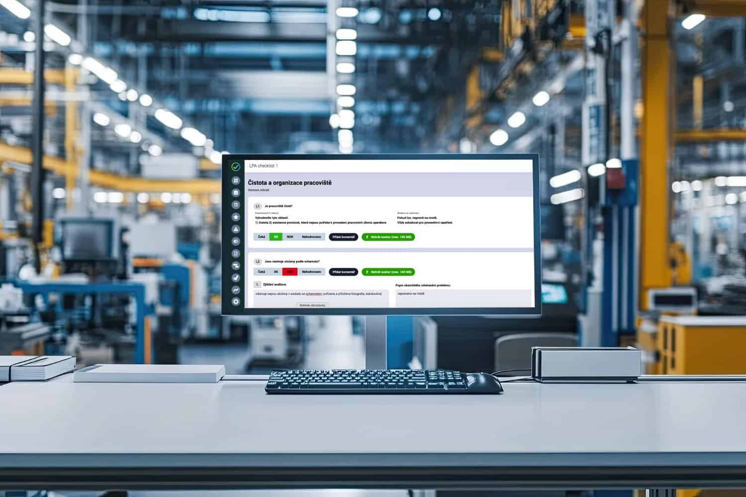 AMS - screenshot - čistota a organizace pracoviště
